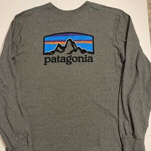 Patagonia Gray Long Sleeve Shirt
